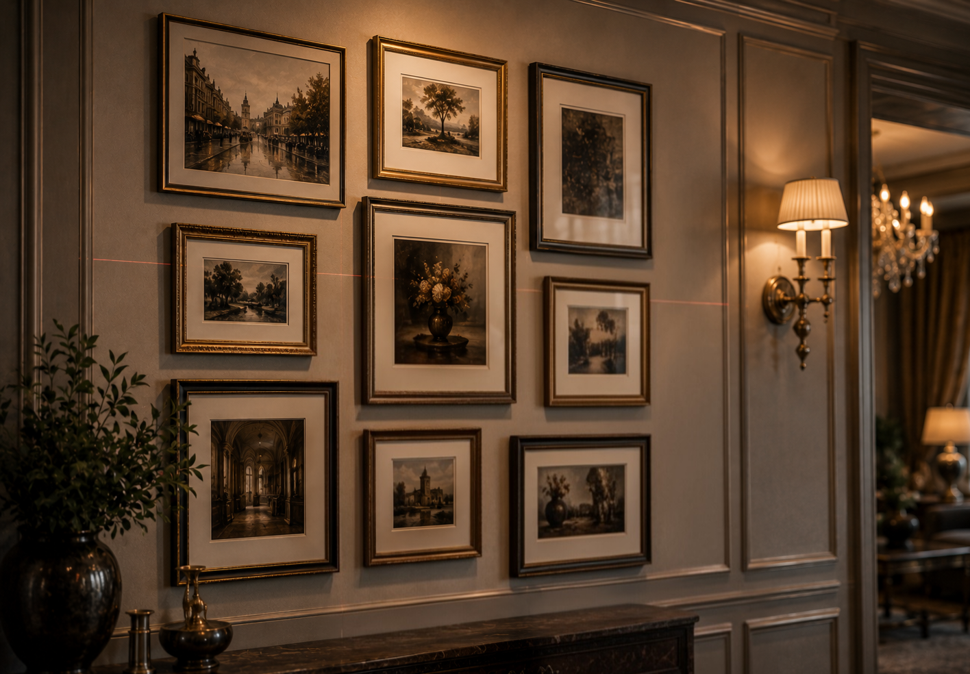 Gallery Wall Art Installation